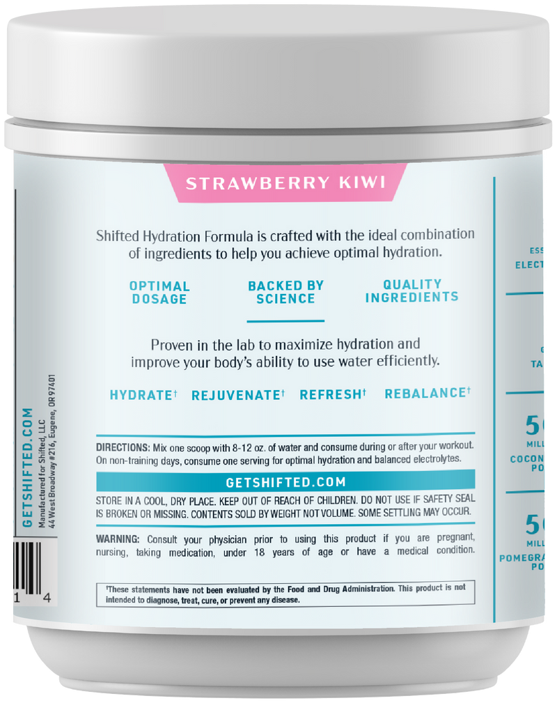 Shifted Hydration