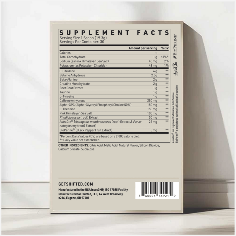 Premium Formula Pre Workout